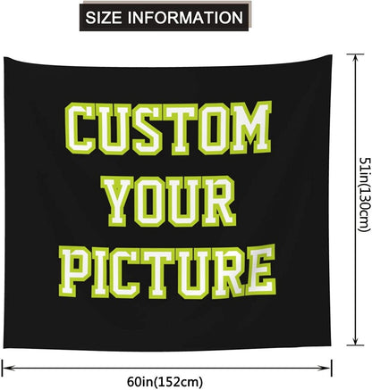 Minhin Various Sizes Custom Tapestry Upload Image & Signs Customize for Bedroom