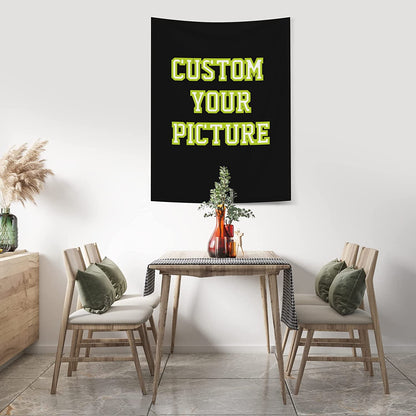 Minhin Various Sizes Custom Tapestry Upload Image & Signs Customize for Bedroom